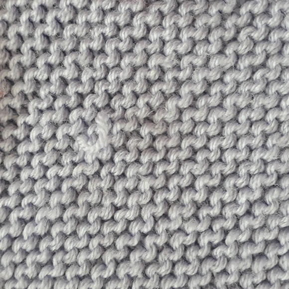 Size 4t 5t purple knit poncho - Picture 2 of 3